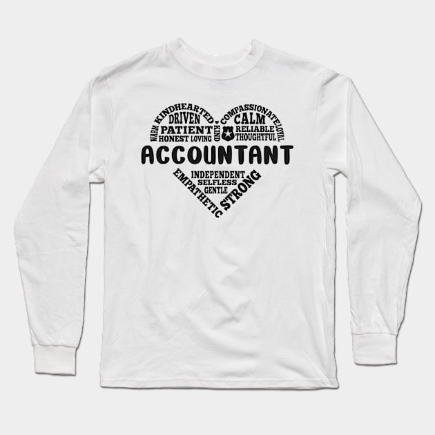 Accountant love Long Sleeve T-Shirt by SerenityByAlex